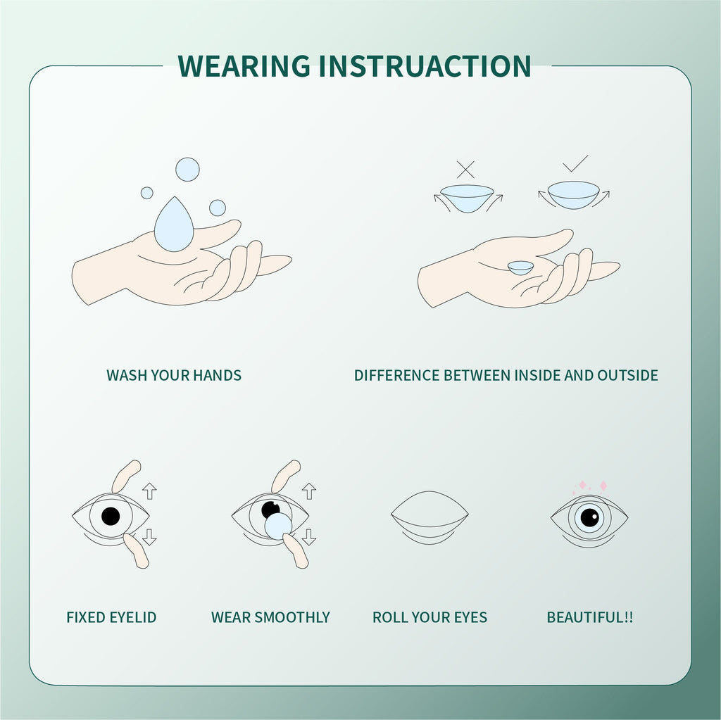 1Pcs FDA Certificate Eyes Beautiful Pupil Colorful Girl Cosplay Contact Lenses CHOCO
