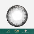 1Pcs FDA Certificate Eyes Beautiful Pupil Colorful Girl Cosplay Contact Lenses Gray(0-600°)
