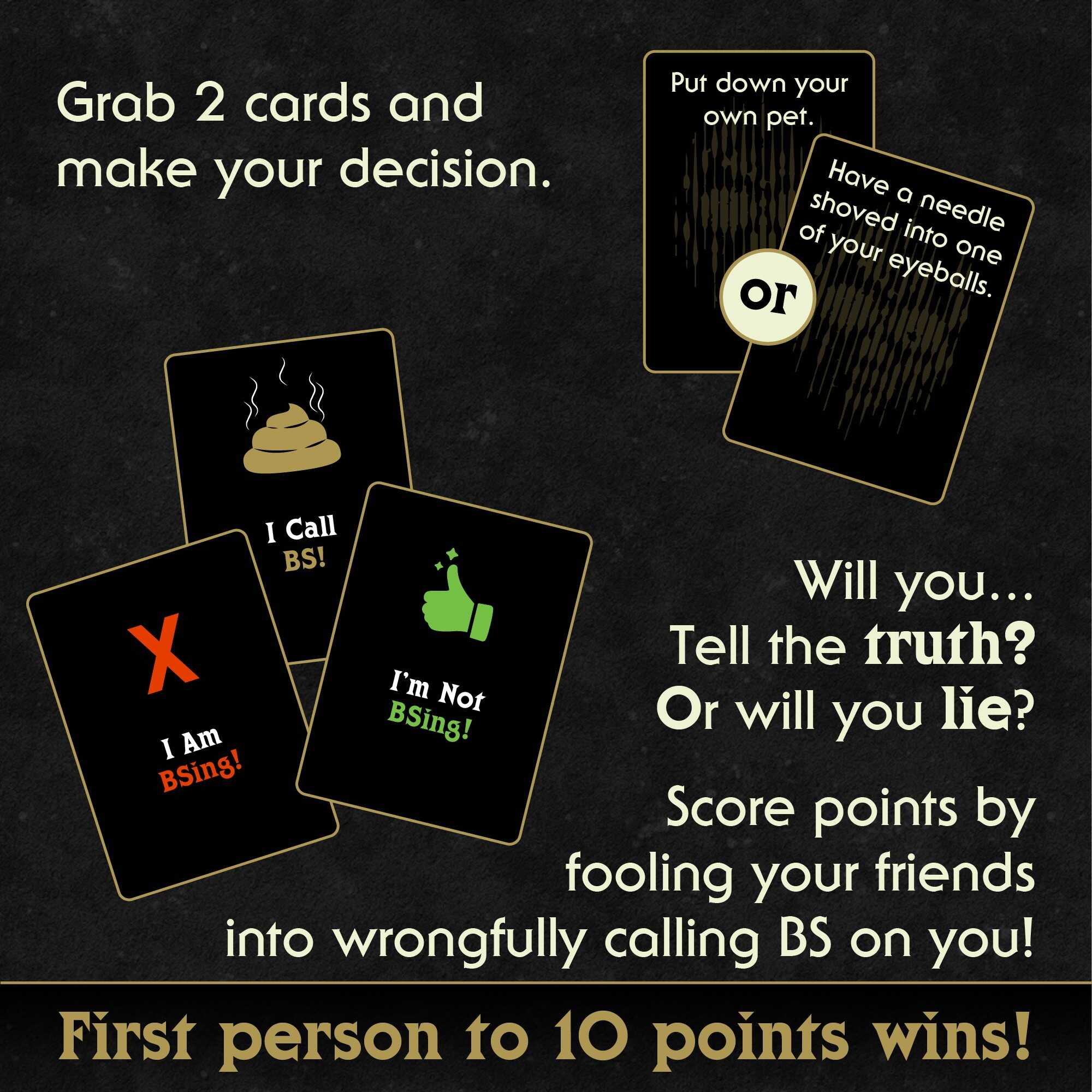 I Choose Death Card Game