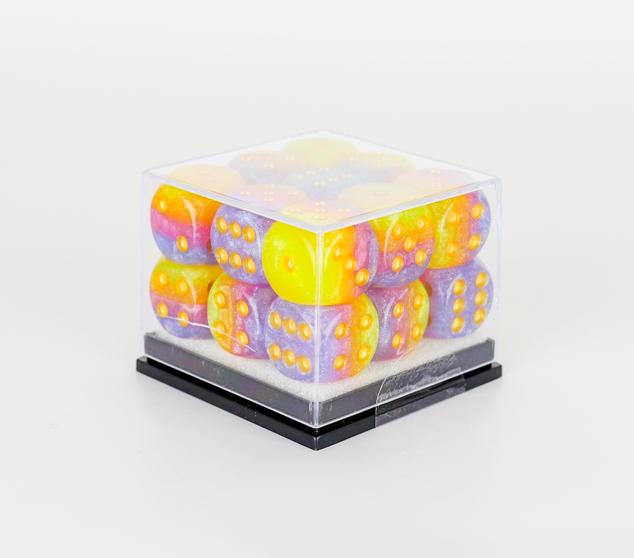 12mm Tahitian Sunset d6 Dice Set