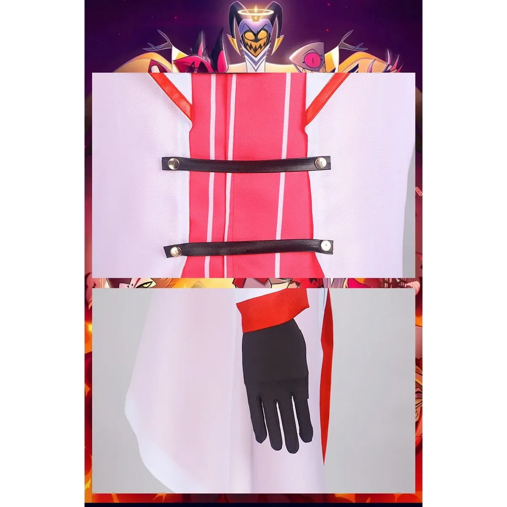 Hazbin Hotel Lucifer Cosplay Costume - Suit, Vest, Wig